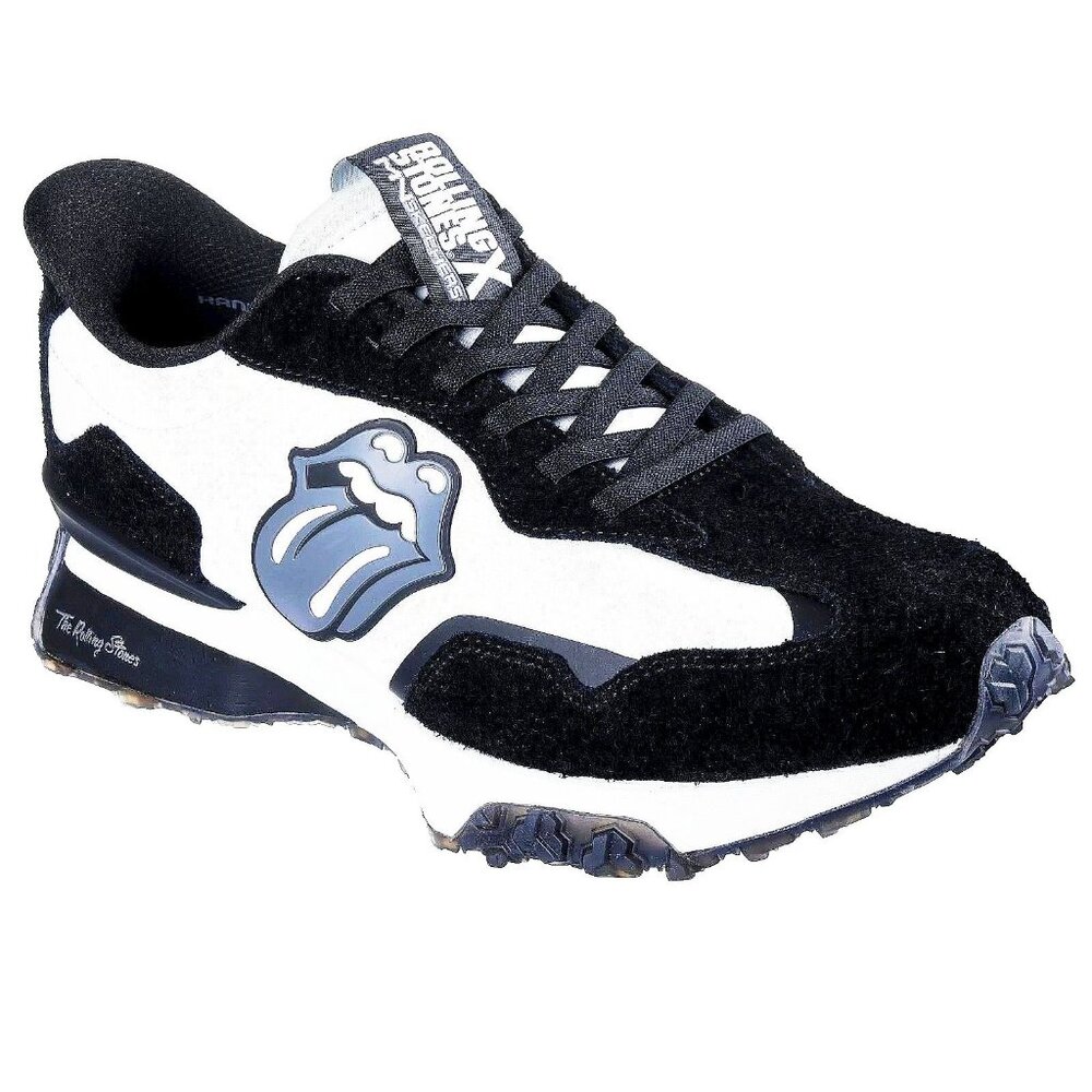 MARK NASON Slipins Rolling Stones Neo Jogger RS Lick, 211151 Black White Size 13